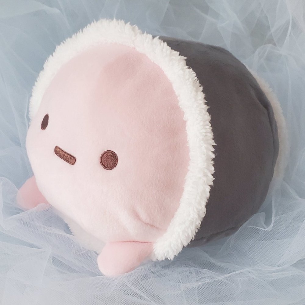 Sumikkogurashi - Pink Tapioca Squishy Sushi Roll Plush